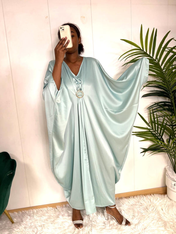 Robe Satin Grande taille Élégante