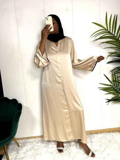 Abaya satiné élégante- Nina