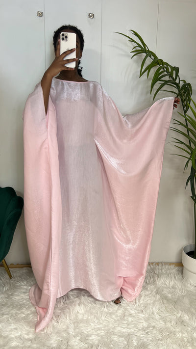 Abaya Papillon Tissu scintillant - Mona