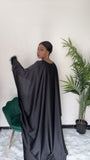 Abaya plume avec cape - Niswa