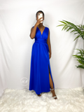 robe demoiselle bleu roi