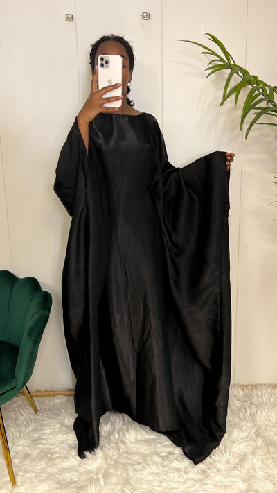 Abaya Papillon Tissu scintillant - Mona