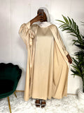 Abaya 2 pièces manches nouées