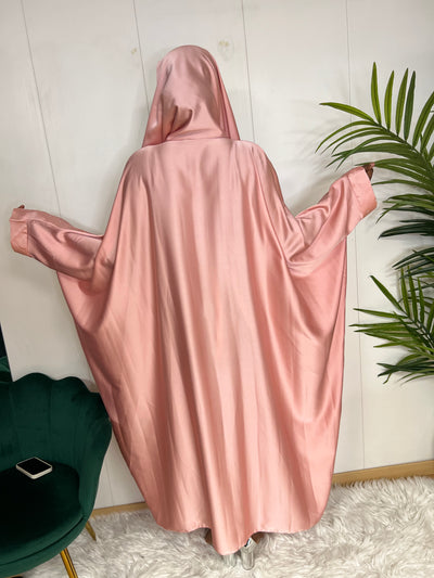 Abaya à Strass avec voile intégré