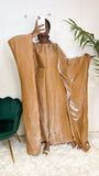 Abaya Papillon Tissu scintillant - Mona