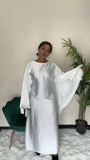 Abaya plume avec cape - Niswa