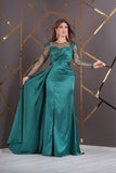 Robe de soirée verte - Lisa