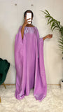 Abaya Papillon Tissu scintillant - Mona