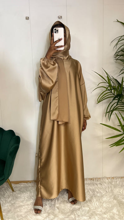 Robe de prière avec voile intégré - Mina