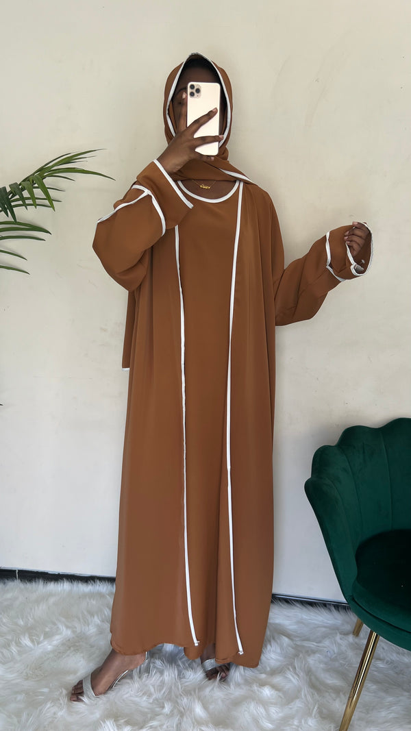 Abaya 3 pièces - Zainaba