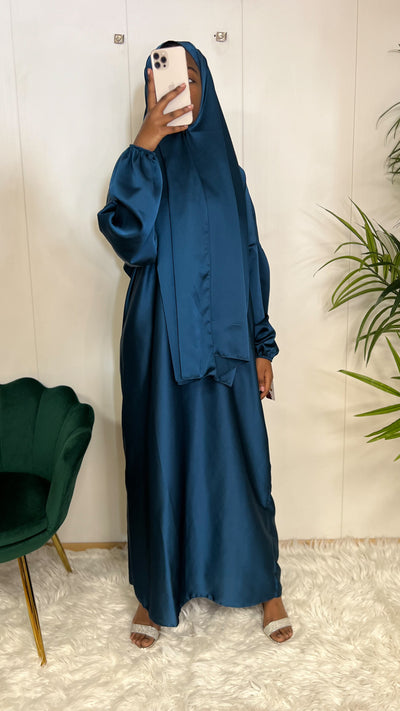 Robe de prière avec voile intégré - Mina