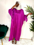 Abaya 2 pièces manches nouées