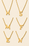 Collier Initiale Doré en Acier Inoxydable – Lettre de A à Z