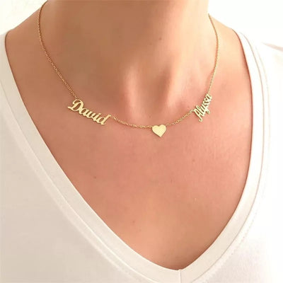 Collier personnalisé prénom en acier inoxydable