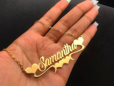 Collier personnalisé prénom en acier inoxydable
