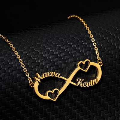Collier personnalisé prénom en acier inoxydable