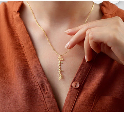 Collier personnalisé prénom en acier inoxydable
