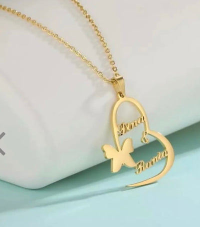 Collier personnalisé prénom en acier inoxydable