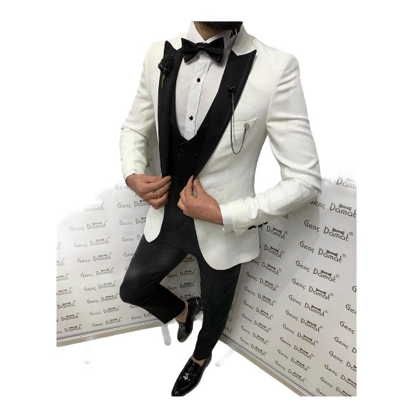 Smoking  slim noir et blanc