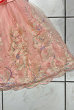 Robe de cérémonie fille Corail