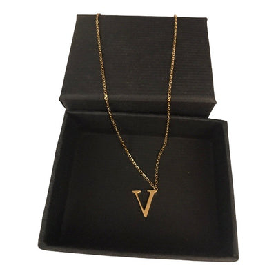 Collier pendentif Lettre Initiale