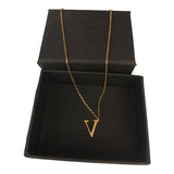 Collier pendentif Lettre Initiale