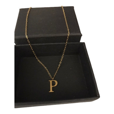 Collier pendentif Lettre Initiale