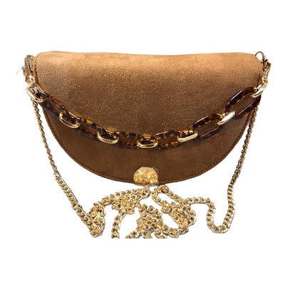 Sac a main deals en daim marron