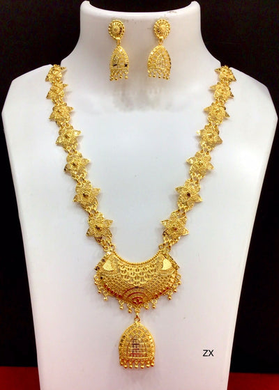 Parure de bijou plaqué or 2 pièces Modèle Sia