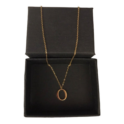 Collier pendentif Lettre Initiale