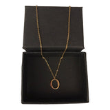 Collier pendentif Lettre Initiale