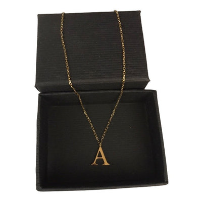 Collier pendentif Lettre Initiale