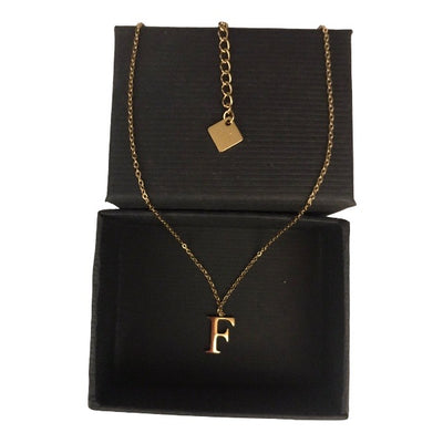 Collier pendentif Lettre Initiale