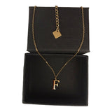 Collier pendentif Lettre Initiale