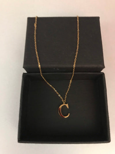 Collier pendentif Lettre Initiale