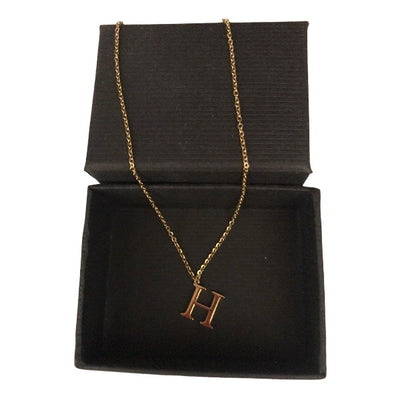 Collier pendentif Lettre Initiale