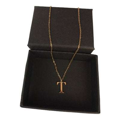 Collier pendentif Lettre Initiale