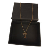 Collier pendentif Lettre Initiale