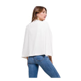 cape veste courte blanche