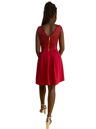 Robe de cocktail courte Sandra