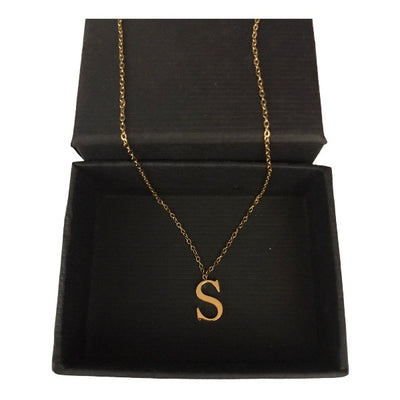 Collier pendentif Lettre Initiale