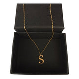 Collier pendentif Lettre Initiale