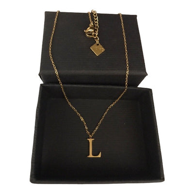 Collier pendentif Lettre Initiale