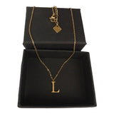 Collier pendentif Lettre Initiale