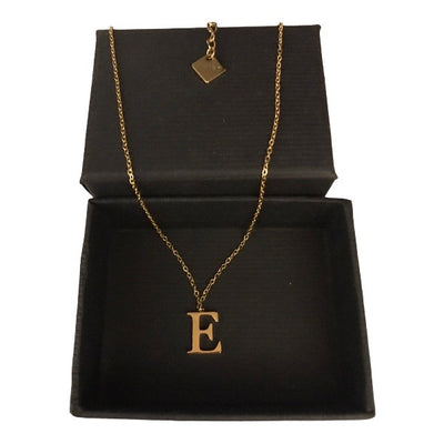 Collier pendentif Lettre Initiale