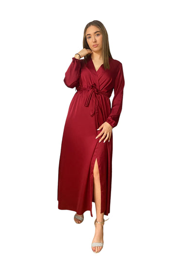 Robe de soirée manche longue
