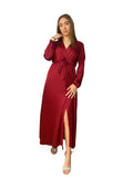 Robe de soirée manche longue
