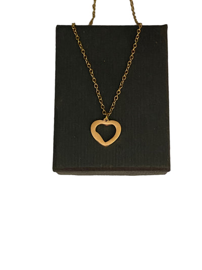 Collier pendentif forme de coeur