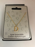 Collier pendentif Lettre Initiale
