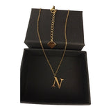 Collier pendentif Lettre Initiale